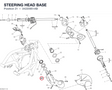 STEERING HEAD BASE 34220951AB diagram position
