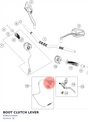 Diagram preview: BOOT CLUTCH LEVER (93802016000)