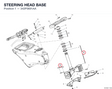 STEERING HEAD BASE 342P0691AA diagram position