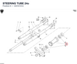 STEERING TUBE 24o