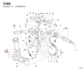 TUBE 34320051A diagram position