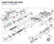 RIGHT FORK LEG ASSY