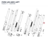 FORK LEG ASSY, LEFT