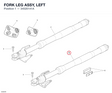 FORK LEG ASSY, LEFT