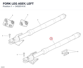 FORK LEG ASSY, LEFT