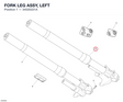 FORK LEG ASSY, LEFT
