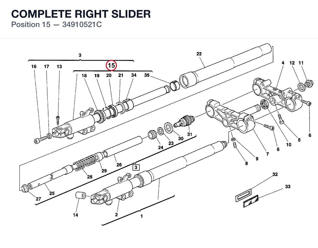 COMPLETE RIGHT SLIDER