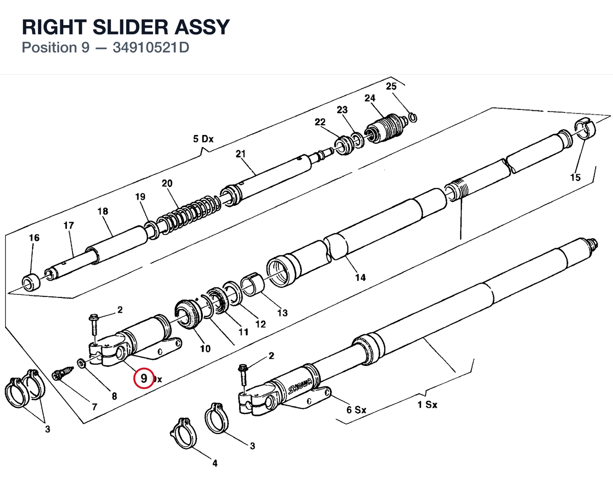 RIGHT SLIDER ASSY