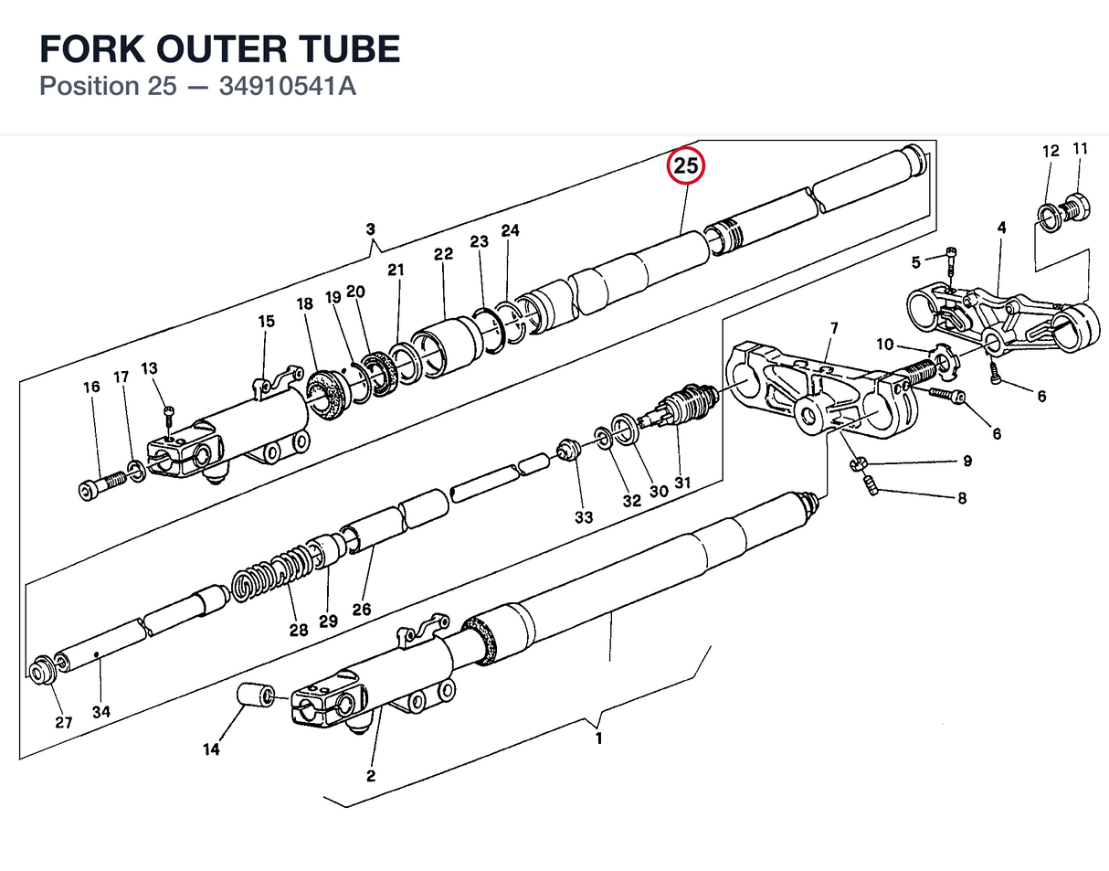 FORK OUTER TUBE