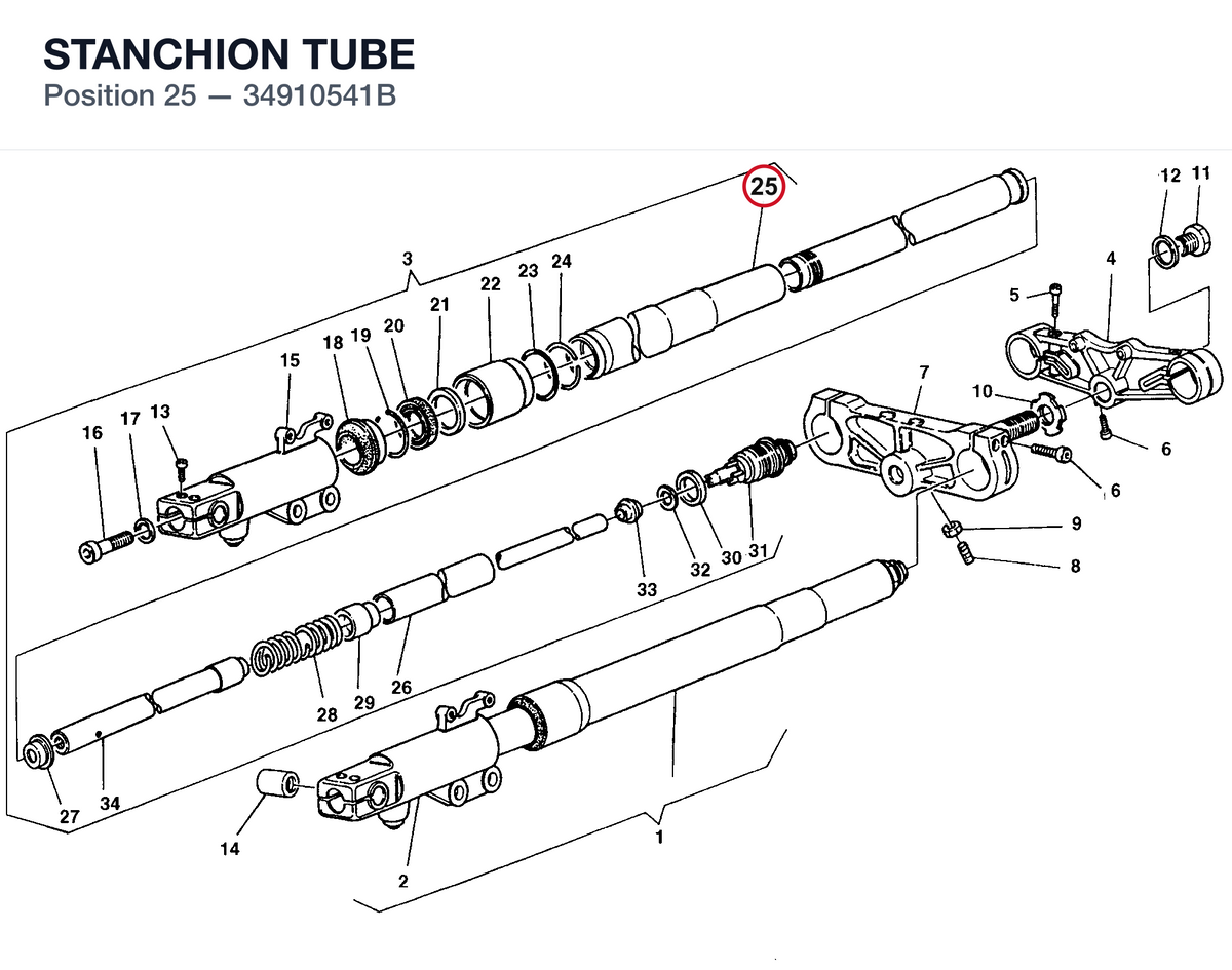 STANCHION TUBE