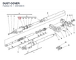DUST COVER 34910581A diagram position