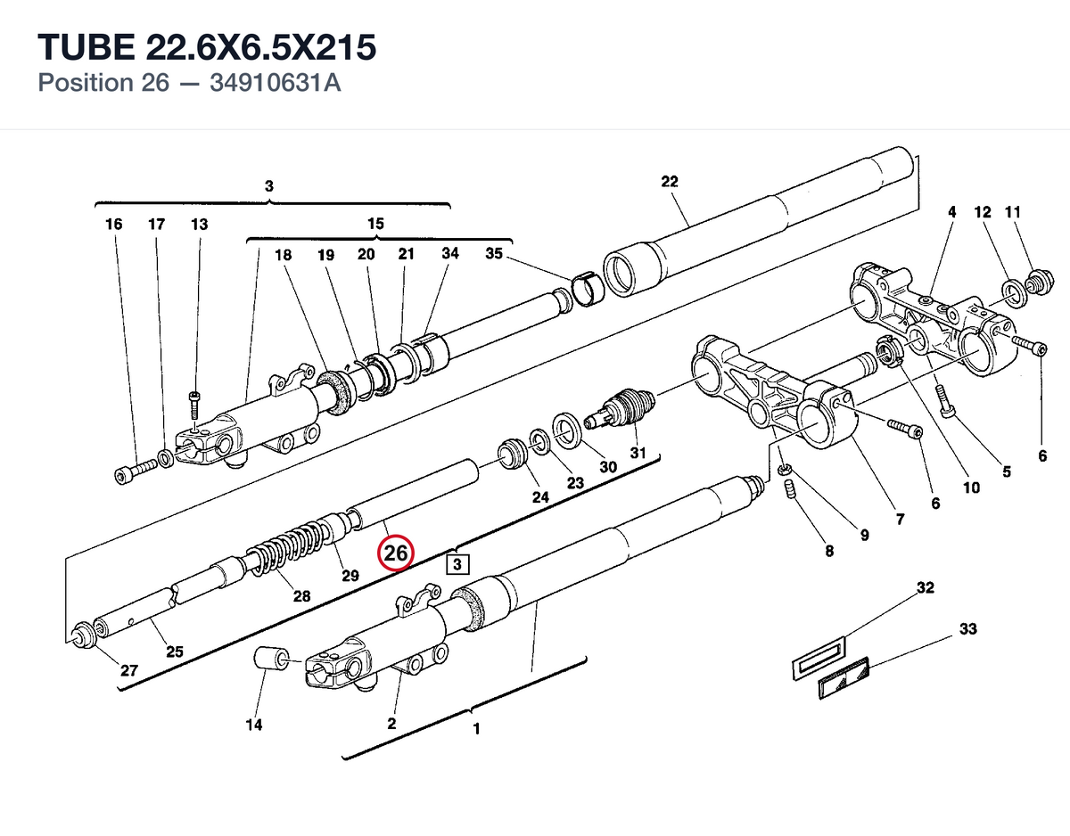 TUBE 22.6X6.5X215