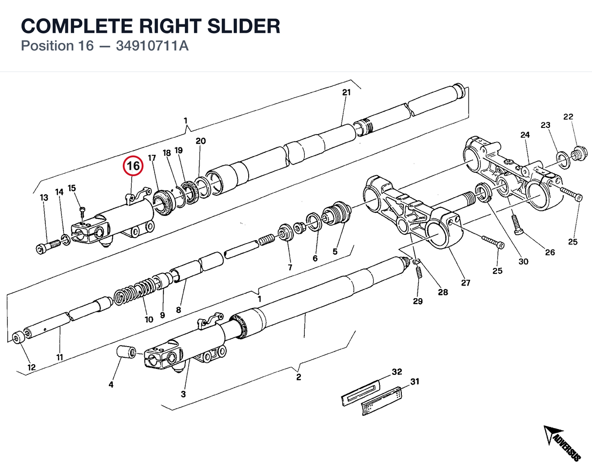 COMPLETE RIGHT SLIDER