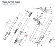 FORK OUTER TUBE