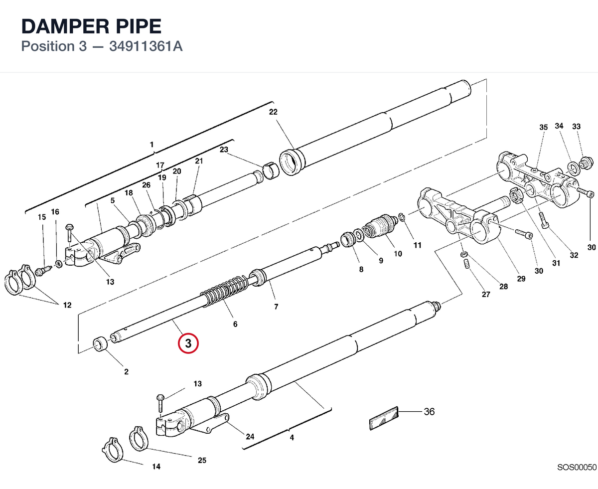 DAMPER PIPE