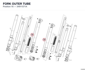 FORK OUTER TUBE