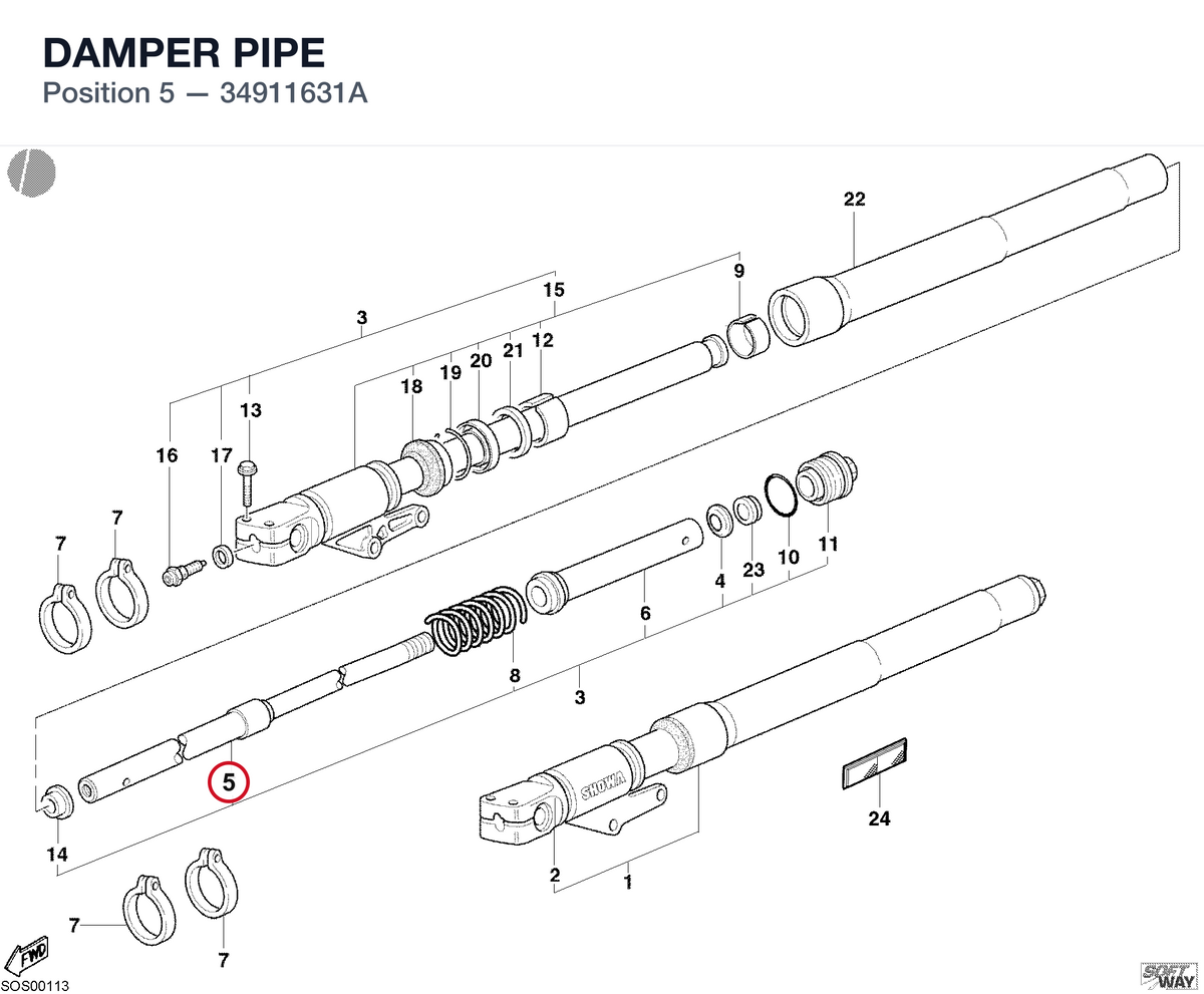 DAMPER PIPE