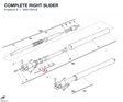 COMPLETE RIGHT SLIDER 34911641A diagram position
