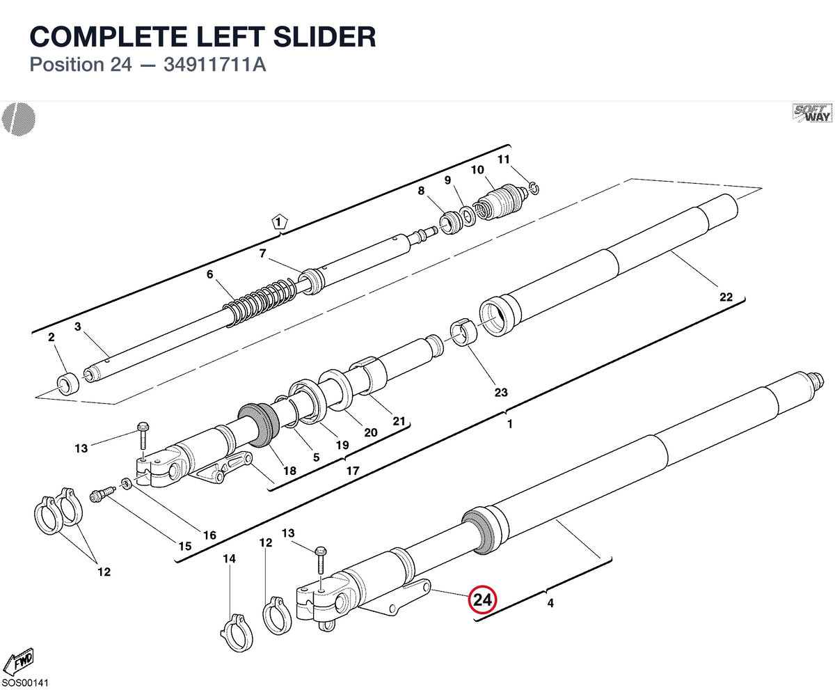 COMPLETE LEFT SLIDER