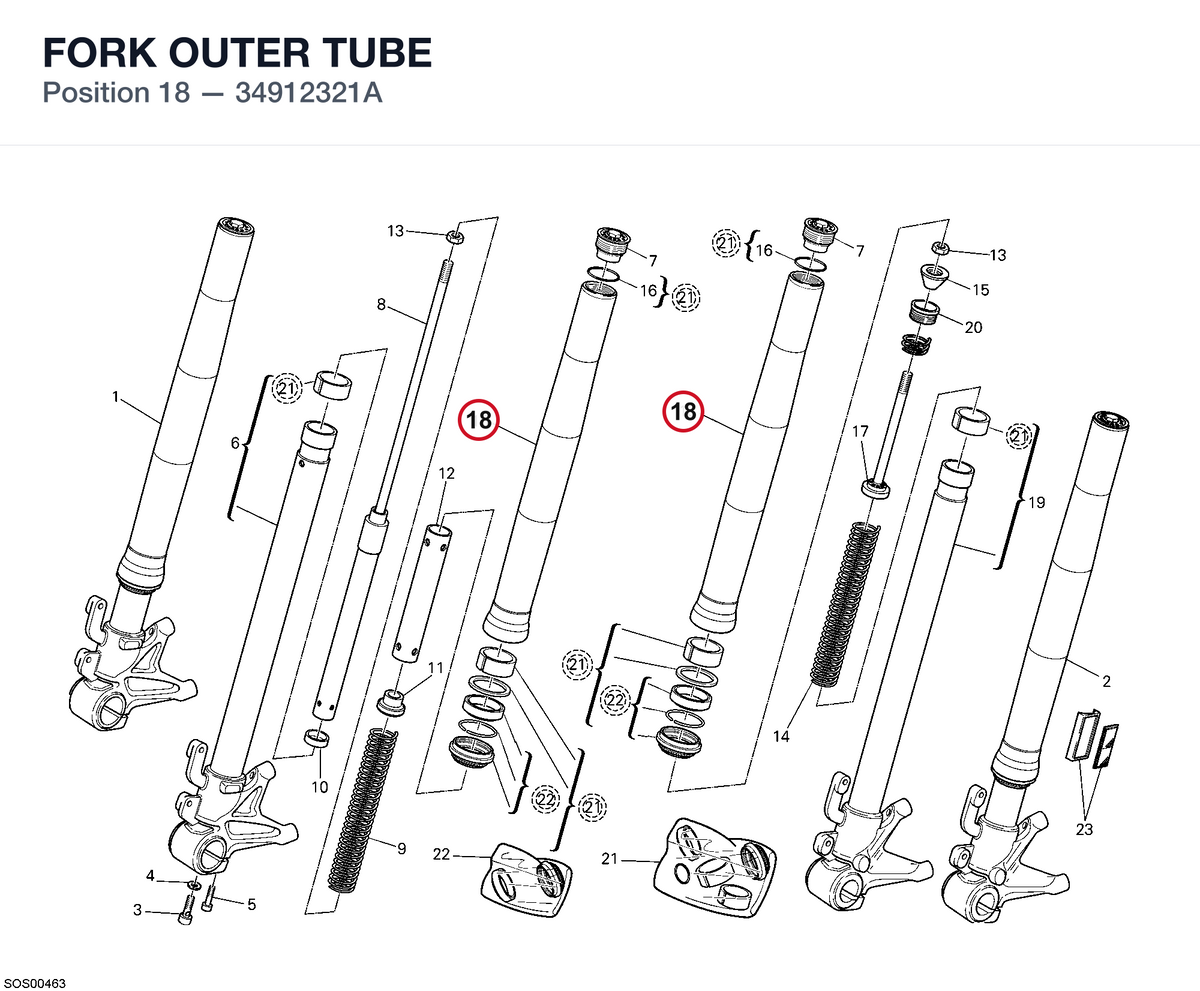 FORK OUTER TUBE