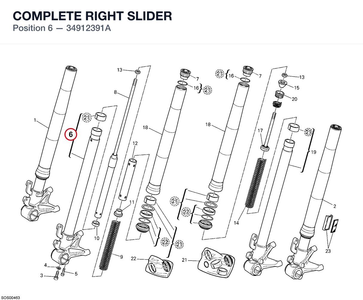 COMPLETE RIGHT SLIDER