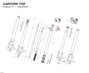 CAP,FORK TOP 34912591A diagram position