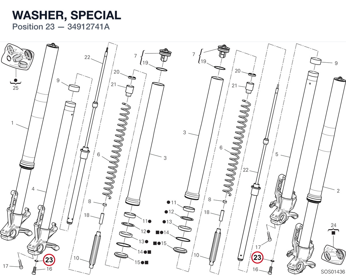 WASHER, SPECIAL 34912741A diagram position