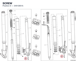 SCREW 34913801A diagram position
