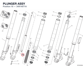 PLUNGER ASSY 34914871A diagram position