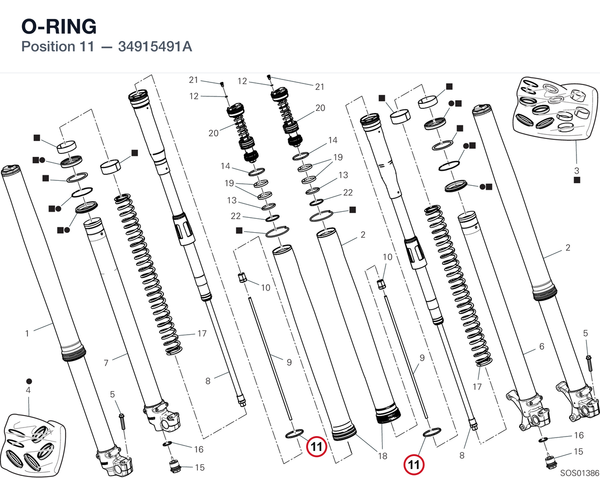 O-RING 34915491A diagram position