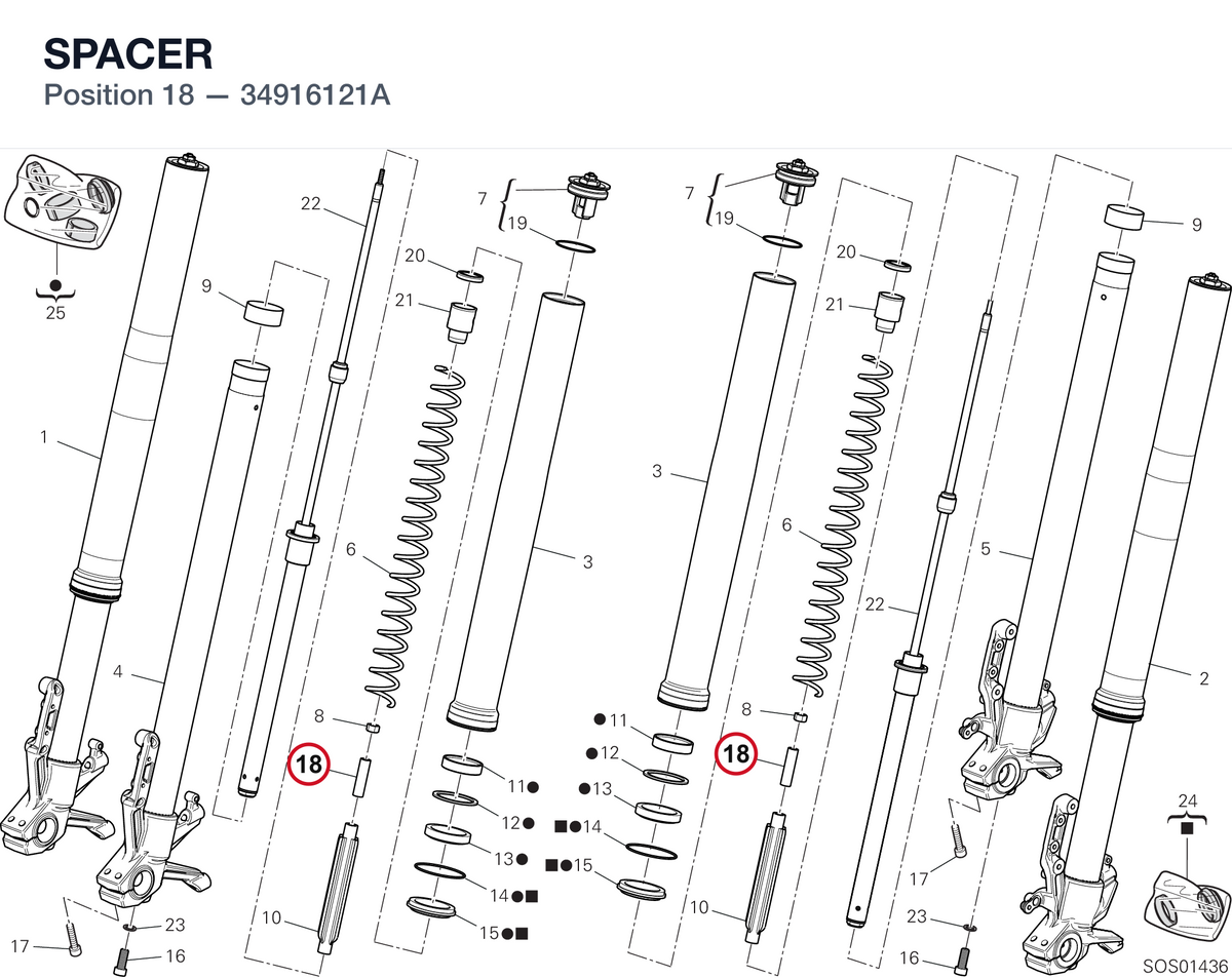 SPACER 34916121A diagram position