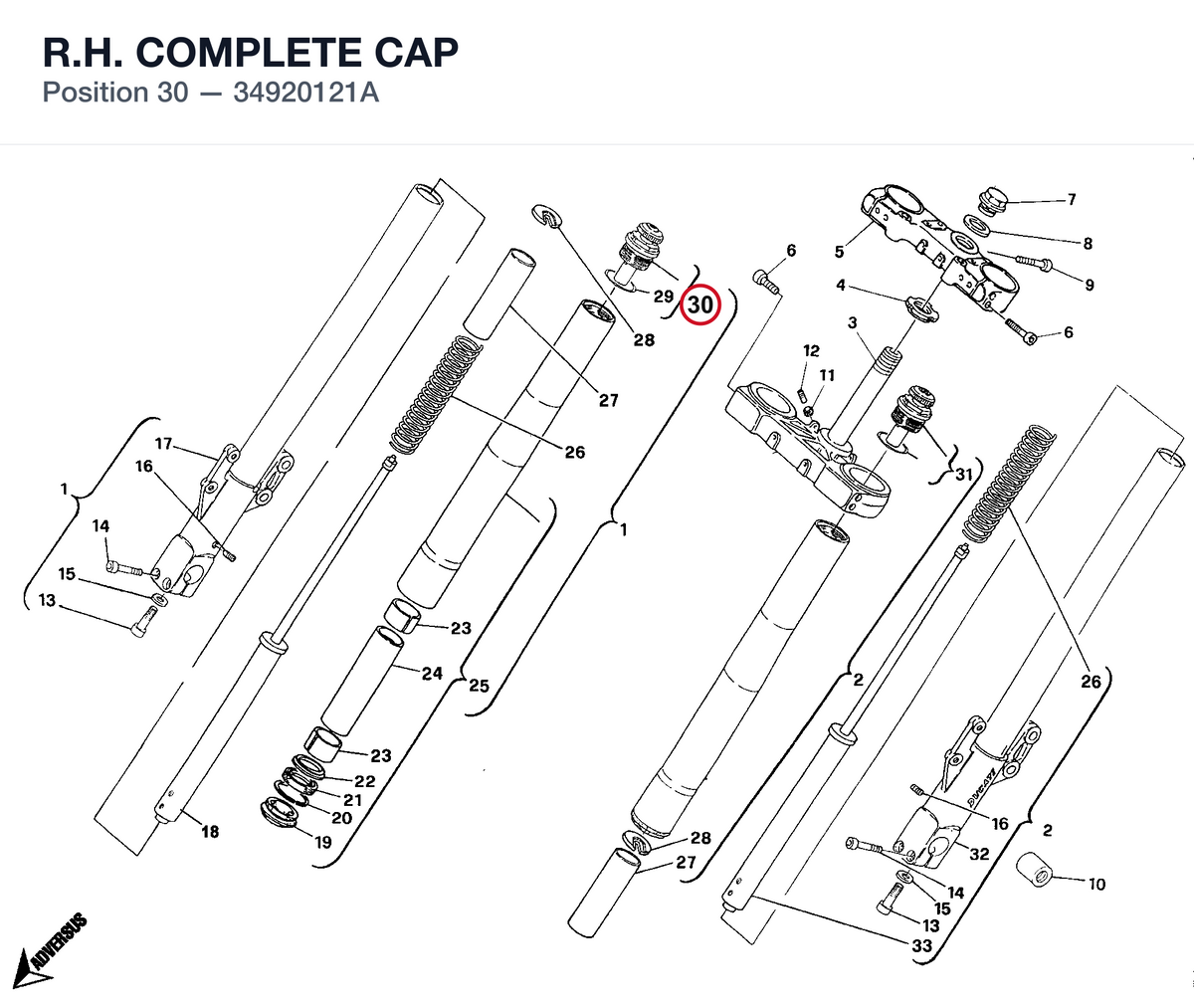 R.H. COMPLETE CAP