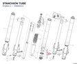 STANCHION TUBE 34920331A diagram position