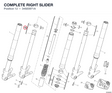 COMPLETE RIGHT SLIDER 34920971A diagram position