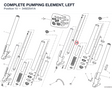 COMPLETE PUMPING ELEMENT, LEFT 34922541A diagram position