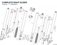 COMPLETE RIGHT SLIDER 34923091A diagram position