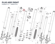 PLUG ASSY RIGHT 34923141A diagram position