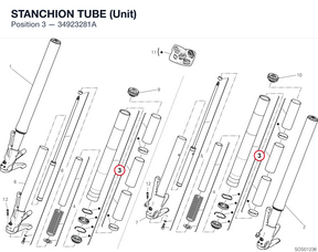 STANCHION TUBE (Unit) 34923281A diagram position