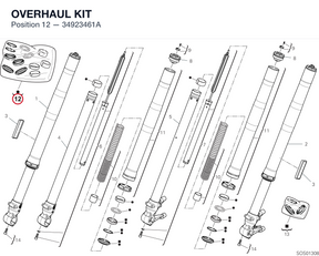 OVERHAUL KIT 34923461A diagram position