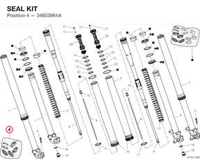 SEAL KIT 34923961A diagram position