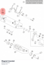 Diagram preview: Magnet bracket (A64034050000)