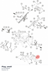 Diagram preview: Plug, small (61703188000)