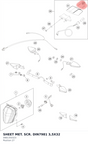 Diagram preview: SHEET MET. SCR. DIN7981 3,5X32 (0981350323)