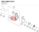 Diagram preview: SEAL RING 6/10/1 (C0603061001)
