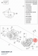 Diagram preview: CASE BUSH L/S (72030010000)
