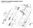COMPLETE PUMPING ELEMENT, RIGHT