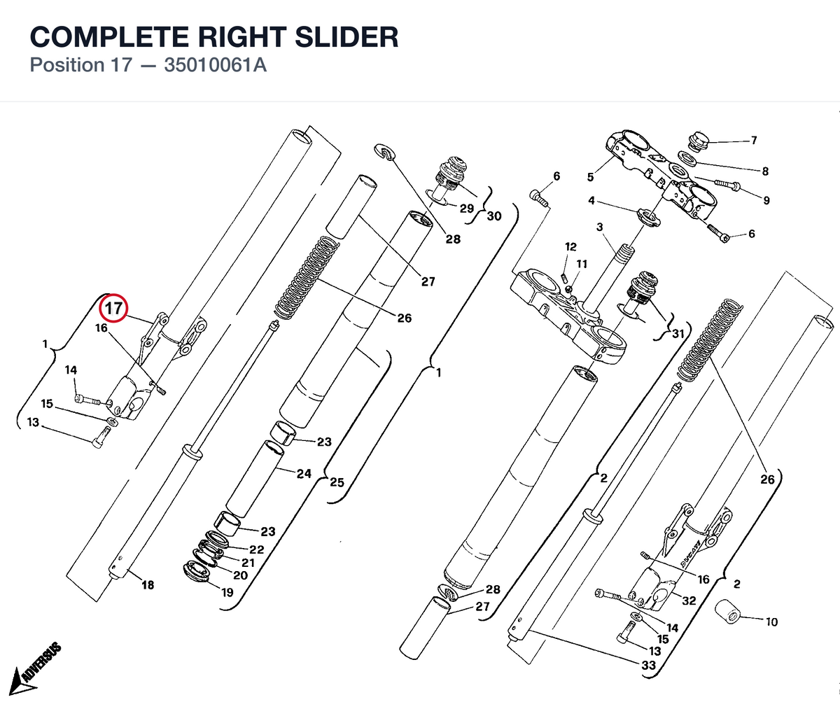 COMPLETE RIGHT SLIDER