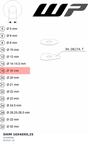 Diagram preview: SHIM 16X40X0,25 (50180069)