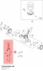 Diagram preview: Connecting rod (A60030015000)