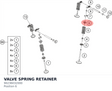 Diagram preview: VALVE SPRING RETAINER (90236032000)